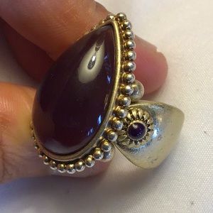 Unique style, purple colored stone, cleopatra regal princessl ⭐️👸🏽 (8)